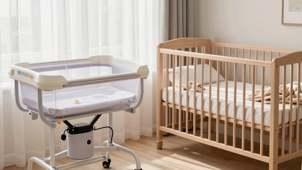 safe baby bassinet transition