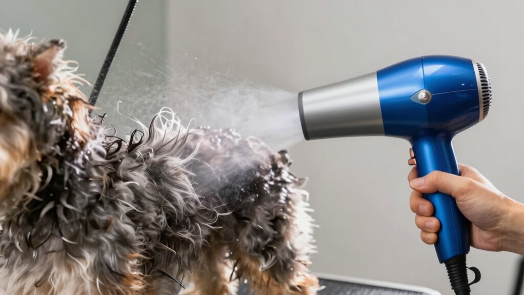 safe effective pet drying