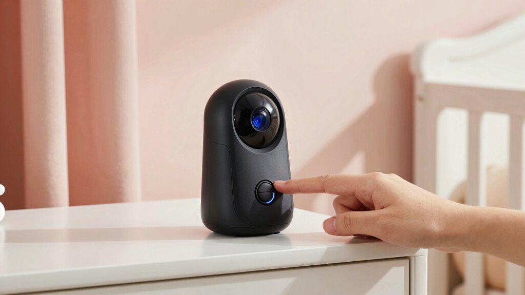 secure baby monitor settings