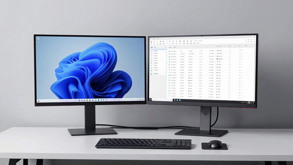 set up monitors securely properly