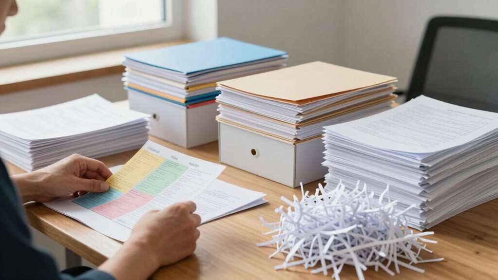 seven day document decluttering plan