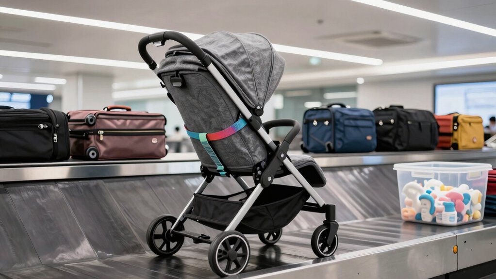 stroller packing and security