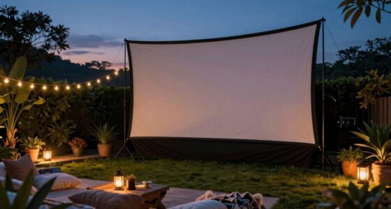 top backyard projector screens
