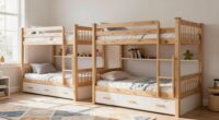 top bunk beds with storage