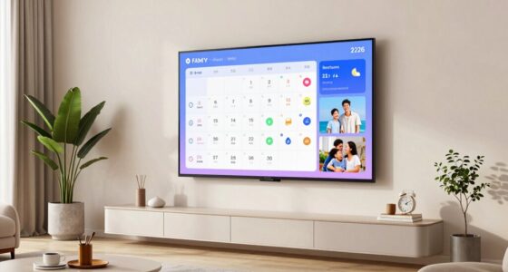 top digital family wall displays