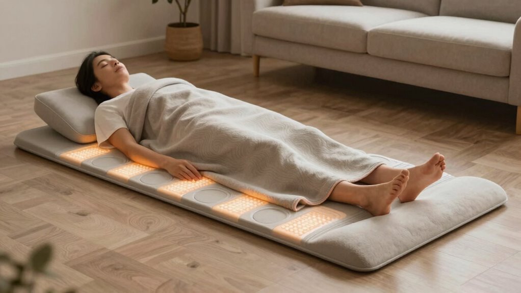 top heated massage mats
