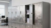 top lockable metal cabinets