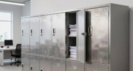 top lockable metal cabinets