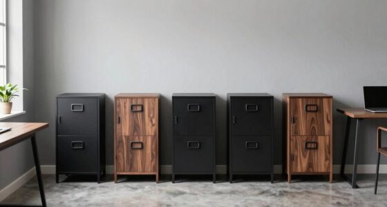 top locking office storage