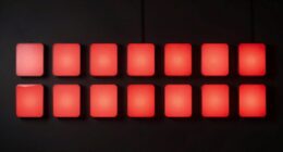 top red light panels