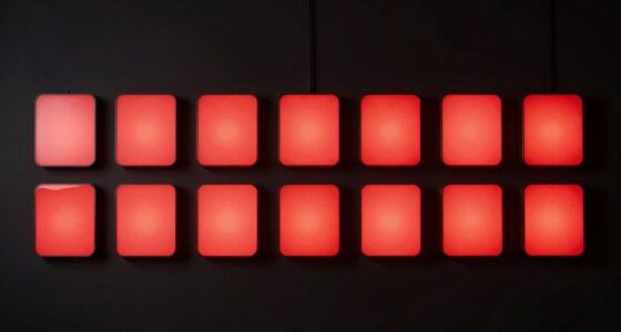 top red light panels