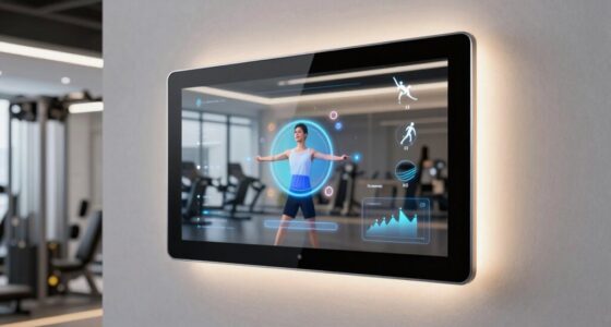 top wall mounted workout mirrors