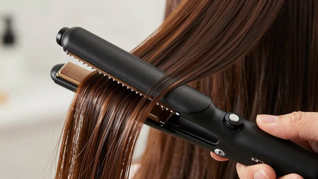 use proper flat iron settings
