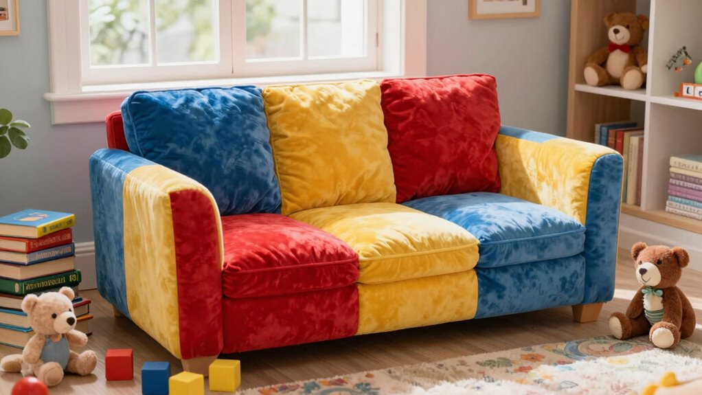 versatile organized cozy play space