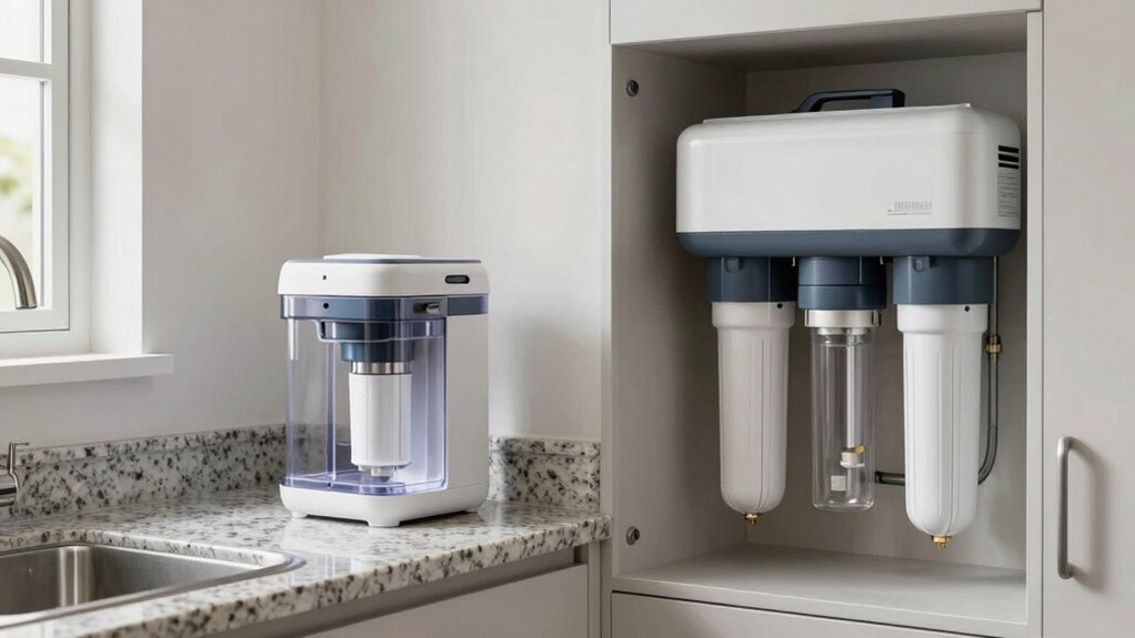 water filter capacity comparison