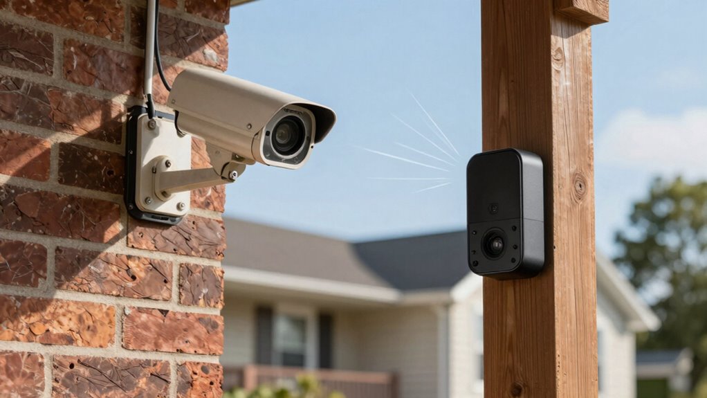 wired versus wireless security