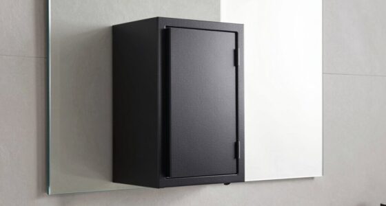 hidden mirror wall safes
