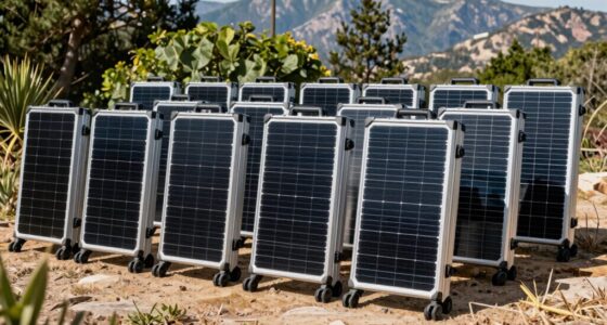 high watt solar suitcase kits