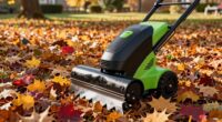 top electric leaf mulchers