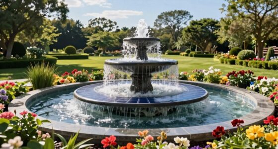 top solar garden fountain kits