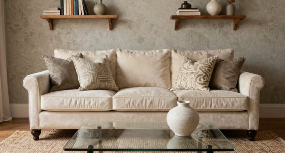 balanced textured room layering