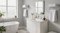 bathroom setup for self care