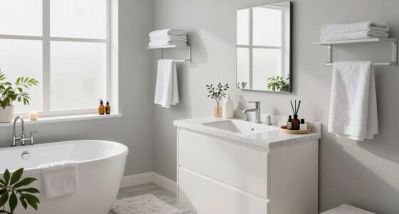 bathroom setup for self care