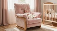 comfortable stylish nursery seating