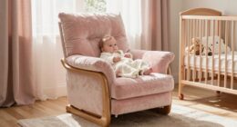 comfortable stylish nursery seating