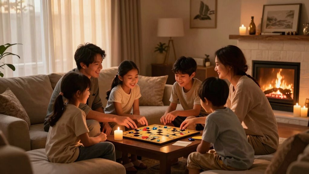 create peaceful family evenings