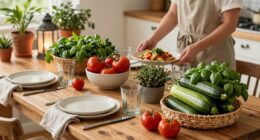 eco friendly dinner hosting