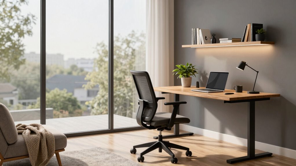 ergonomic workspace for productivity