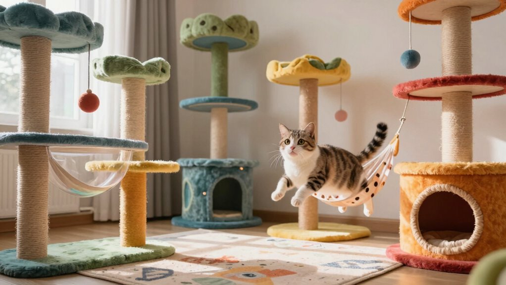 indoor cat enrichment space