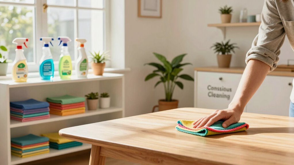 mindful systematic home cleaning