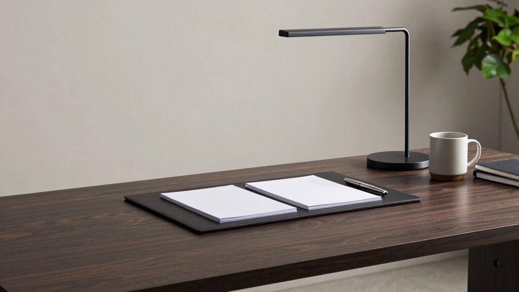 minimalist organized workspace essentials
