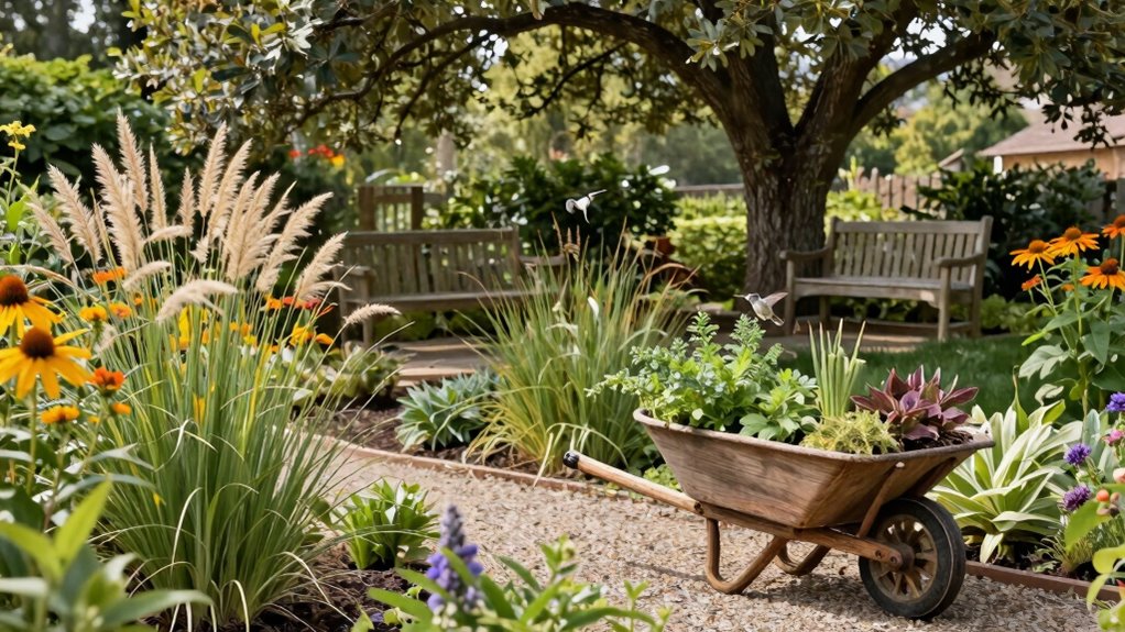 native plants reduce gardening effort