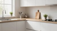 organized calm cooking environment