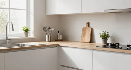 organized calm cooking environment