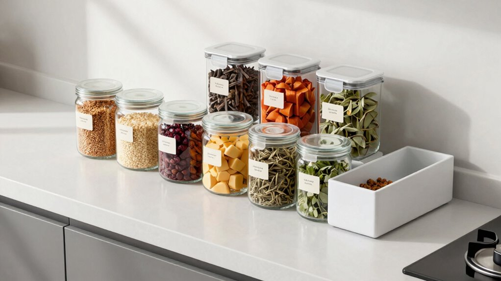 organized preserved fresher food