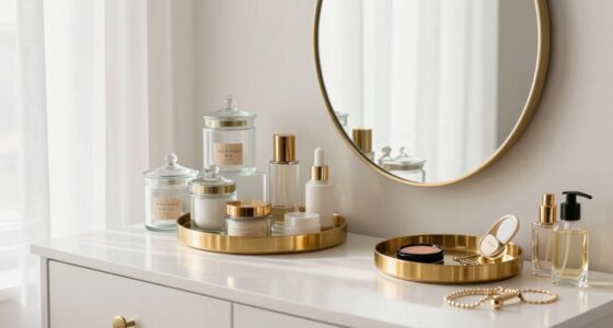 organized vanity for confidence