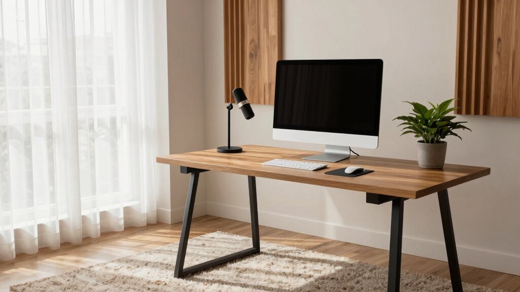 professional remote meeting setup