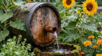 rain barrel watering tips