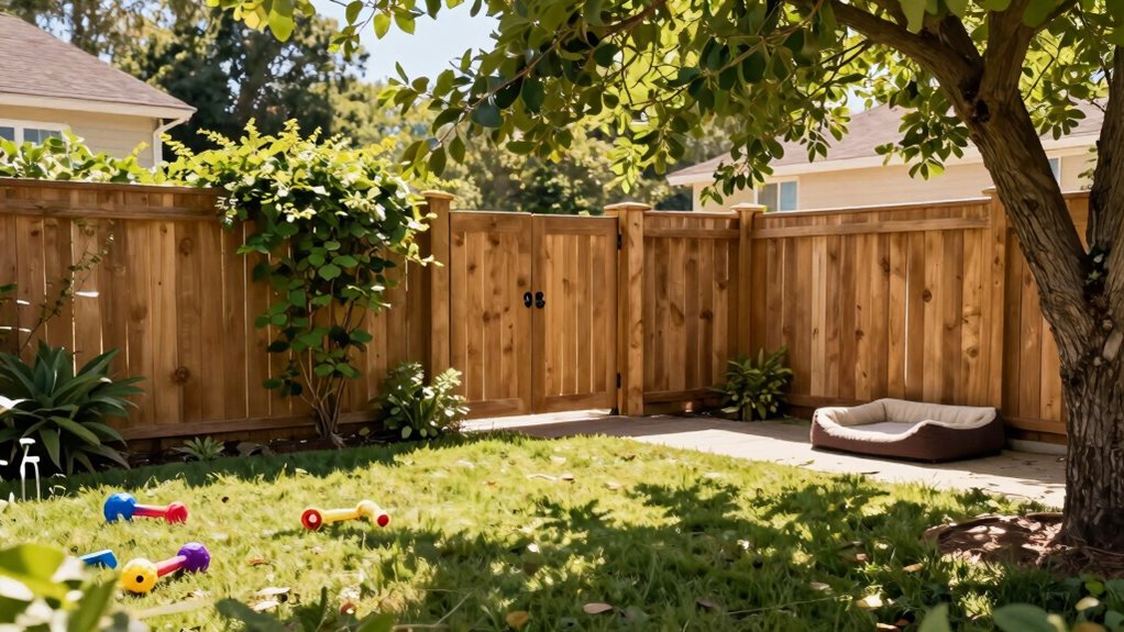 secure safe backyard environment