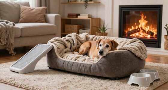 senior pet home adjustments