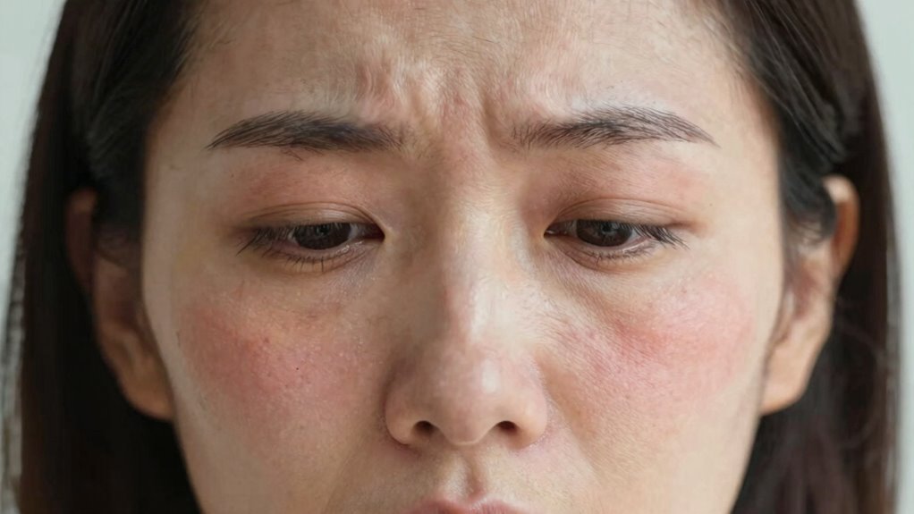 stress induced skin reactions