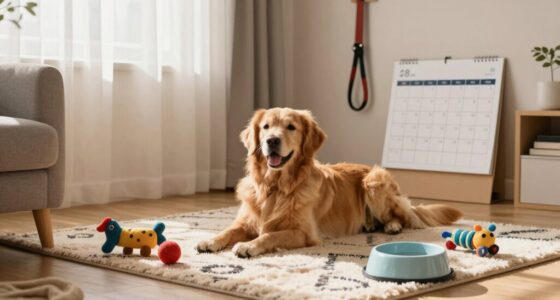 structured daily dog activities