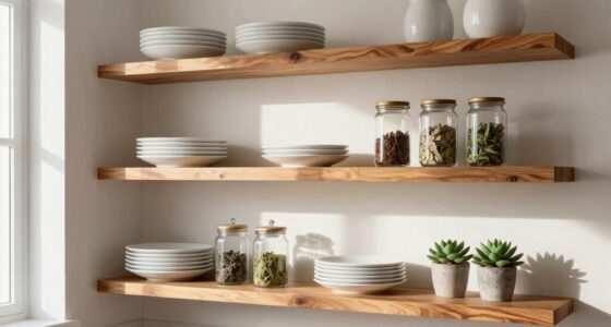 stylish and organized display