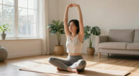 15-Minute Yoga to Ease Stress and Slow Down—Without Standing Up