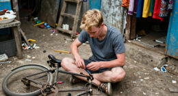 Norwegian guy was abandoned in the slums of India by his hippie parents. Ended up having an Indian accent due to living there for years.