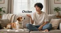 Sleeping Dog instantly wakes up to the word ‘Chicken’